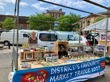 Market Trader of the Year Winner 2023 - Amanda Brown, Glass Designs