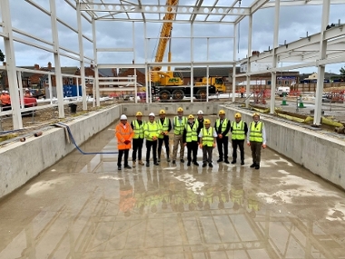 Mablethorpe pool fill - group shot