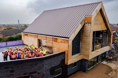 Campus topping out ceremony