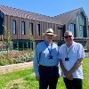 Cllr William Gray with Greg Bacon CEO of Acis Group at the Campus for Future Living Mablethorpe