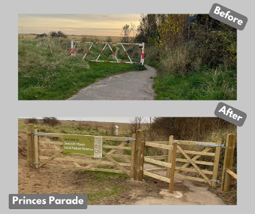 Princes Parade before and after