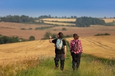 Walkers in the Wolds